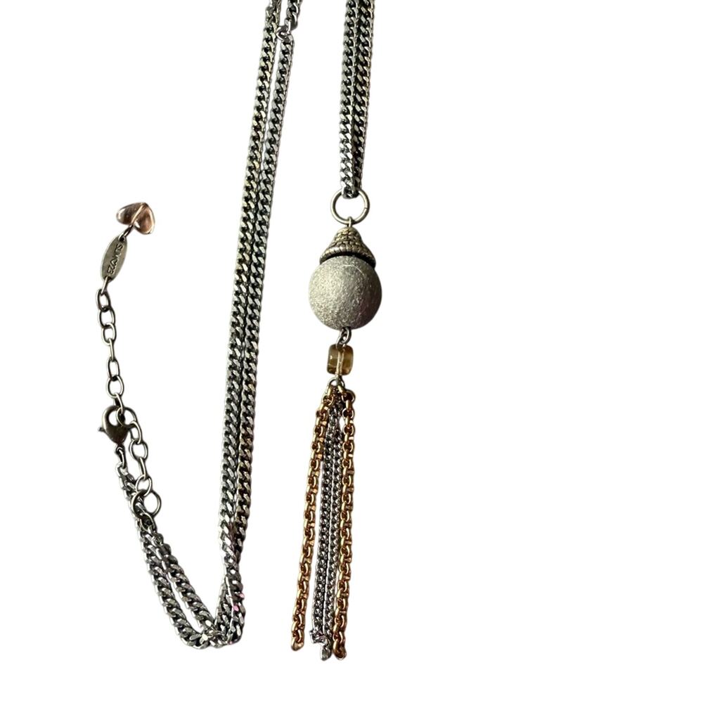 Sabika Long Tassel Necklace Summer 2023